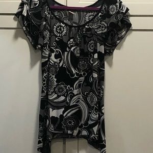 Agenda Skirt - black, white, grey